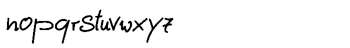 Singbird Script Semibold Font LOWERCASE