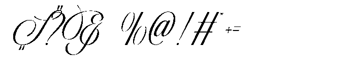 Singha Prestige Script Font OTHER CHARS