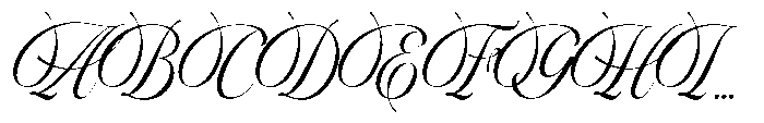 Singha Prestige Script Font UPPERCASE