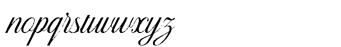 Singha Prestige Script Font LOWERCASE