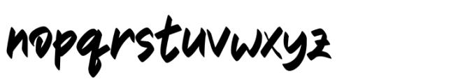Singkawang Font LOWERCASE