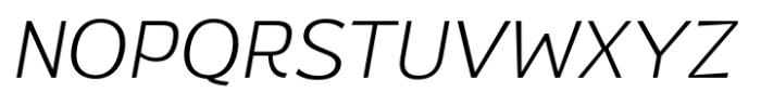 Singkey Extra Light Italic Font UPPERCASE