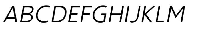 Single Bound Light Italic Font UPPERCASE