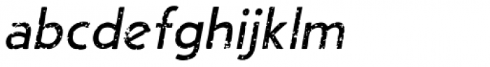 Single Bound Vintage Italic Font LOWERCASE