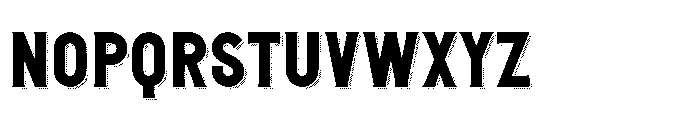 Single Malt Shadow Font LOWERCASE