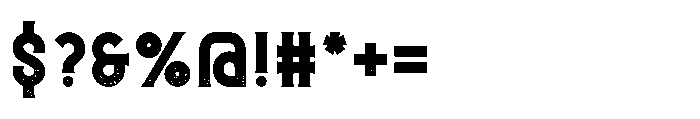 Single Malt Texture Font OTHER CHARS