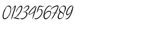 Single Whimney Italic Font OTHER CHARS