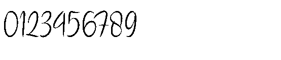 Single Whimney Regular Font OTHER CHARS