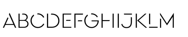 Singolare Stencil Light Font UPPERCASE