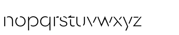 Singolare Stencil Light Font LOWERCASE