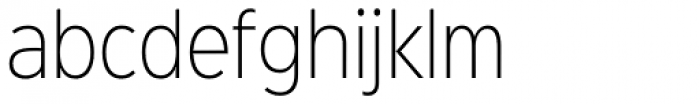 Sinkin Sans Narrow 200 X Light Font LOWERCASE