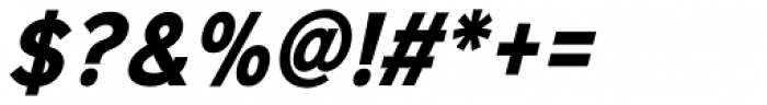 Sinkin Sans Narrow 700 Bold Italic Font OTHER CHARS