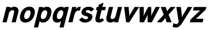 Sinkin Sans Narrow 700 Bold Italic Font LOWERCASE