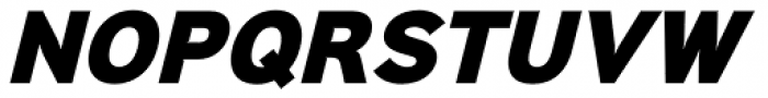 Sinkin Sans Narrow 900 X Black Italic Font UPPERCASE