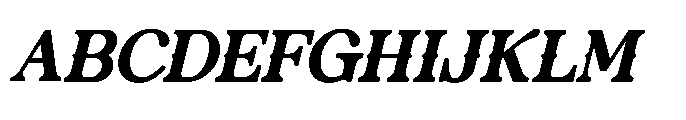 Sinkled Italic Font UPPERCASE