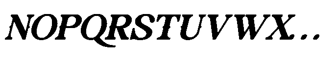 Sinkled Italic Font UPPERCASE