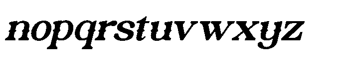 Sinkled Italic Font LOWERCASE