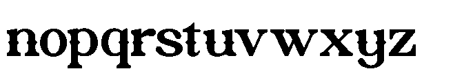 Sinkled Regular Font LOWERCASE
