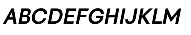 Sinteca Semi Bold Italic Font