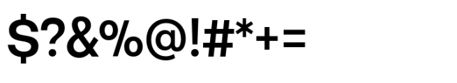 Sinteca Semi Bold Font OTHER CHARS