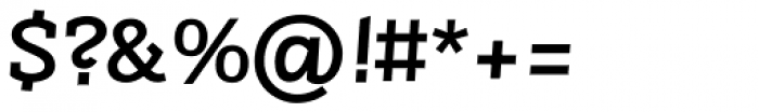 Sintesi Semi DemiBold Italic Font OTHER CHARS