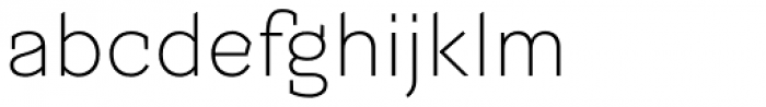 Sintesi Semi UltraLight Font LOWERCASE