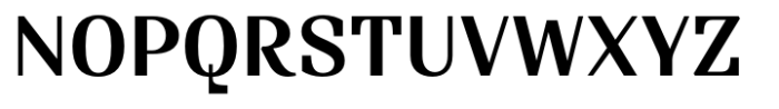 Sintesi Serif Demi Bold Font UPPERCASE