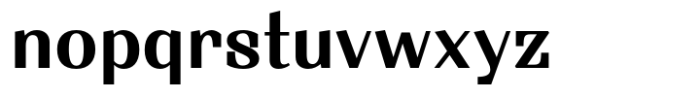 Sintesi Serif Demi Bold Font LOWERCASE