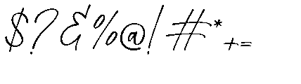 Sinthesa Boutney Font OTHER CHARS