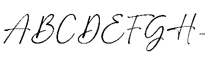Sinthesa Boutney Font UPPERCASE