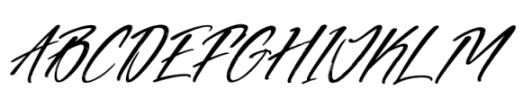 Sinthetic Virtual Italic Font UPPERCASE
