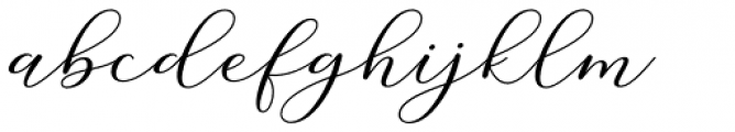 Sinthiya Script Regular Font LOWERCASE