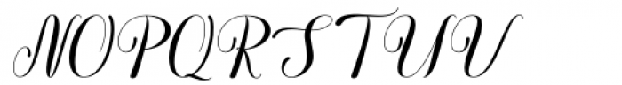 Sinthya Script Regular Font UPPERCASE