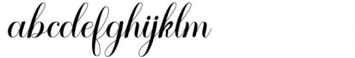 Sinthya Script Regular Font LOWERCASE