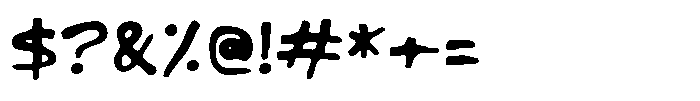 Sipjoy Font OTHER CHARS