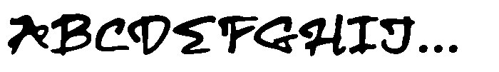Sipjoy Font UPPERCASE