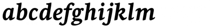 Sirba Bold Italic Font LOWERCASE