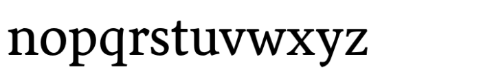 Sirba Pro Greek Regular Font LOWERCASE