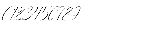 Sirclair Miwareta Italic Font OTHER CHARS