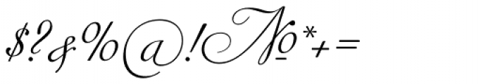 Siren Script III Font OTHER CHARS