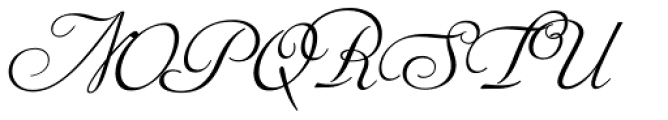 Siren Script III Font UPPERCASE