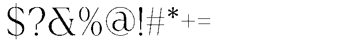 Siren Font OTHER CHARS