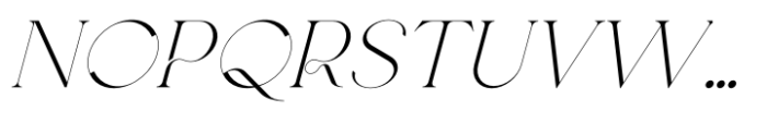 Sirenik Italic Font UPPERCASE