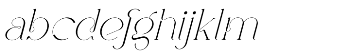 Sirenik Italic Font LOWERCASE