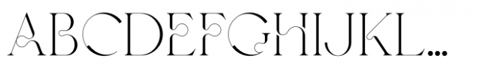 Sirenik Regular Font UPPERCASE