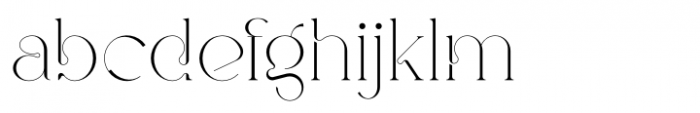 Sirenik Regular Font LOWERCASE