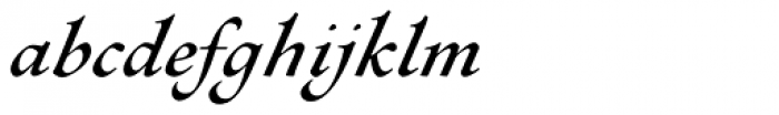Sirenne Eighteen MVB Italic Font LOWERCASE