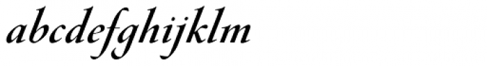 Sirenne Seventy Two MVB Italic Font LOWERCASE