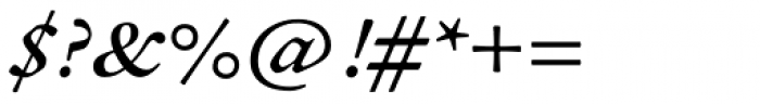 Sirenne Six MVB OSF Italic Font OTHER CHARS