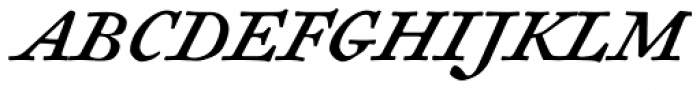 Sirenne Six MVB OSF Italic Font UPPERCASE